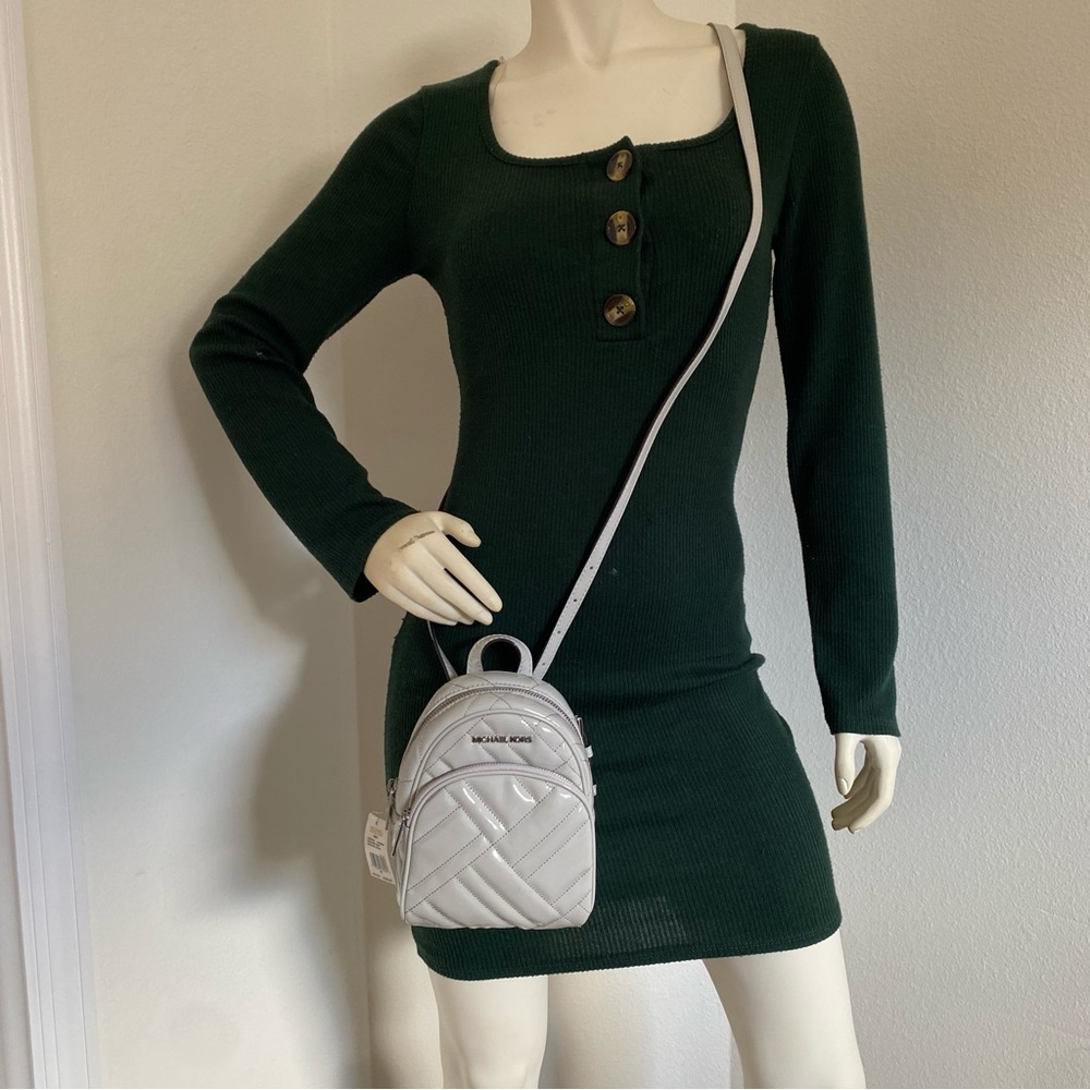 MICHAEL KORS ABBEY XS MINI BACKPACK XBODY BAG - Picture 9 of 13